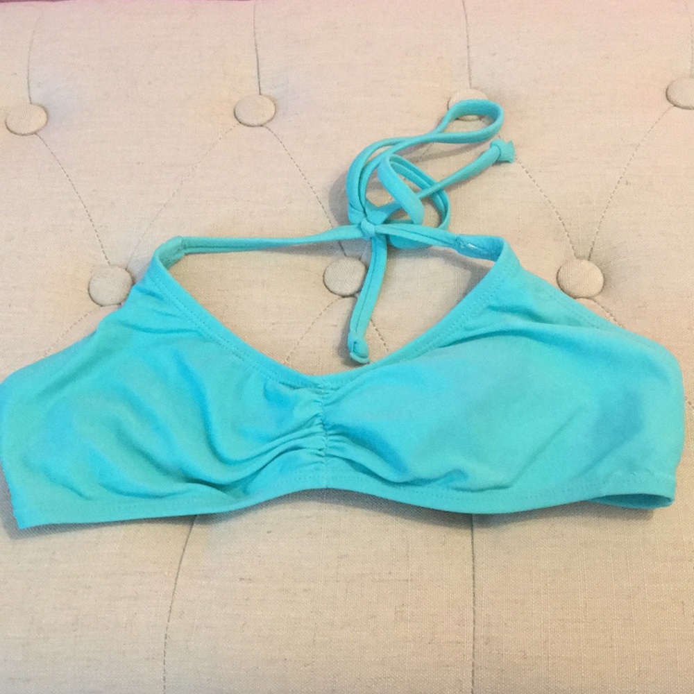old navy teal bikini top